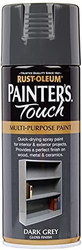 Rust-Oleum 400ml Painter's Touch Spray Paint - Dark Grey,Packaging may vary