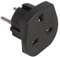 Adaptateur prise anglaise en prise francaise (Couleur Blanc ou Noir en fonction du stock dispo)