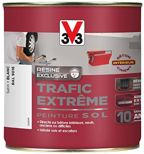 V33 - Peinture Sol Trafic Extreme Blanc 0L5