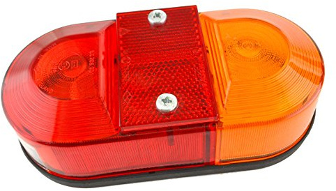 AB Tools Horse Box Light Trailer Combination Lamp Reflector Number Plate Rear TR235