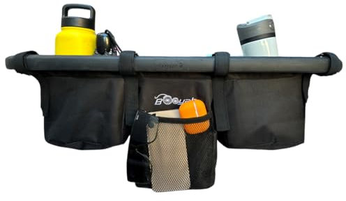 Kinderwagen-Organizer für Bob Duallie und Baby Jogger City Mini GT, Schwarz