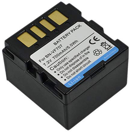Amsahr Digital Replacement Camera and Camcorder Battery for JVC BN-VF707, GZ: D240, D270