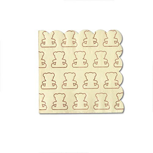 Hatton Gate Teddy Bear napkins 20 napkins per pack