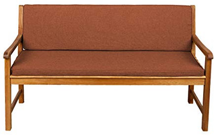 Gutekissen® Bankauflage Terrassen-Rasenbank oder Schaukel Gartenmöbel FK5 (140x40x50, Orange)