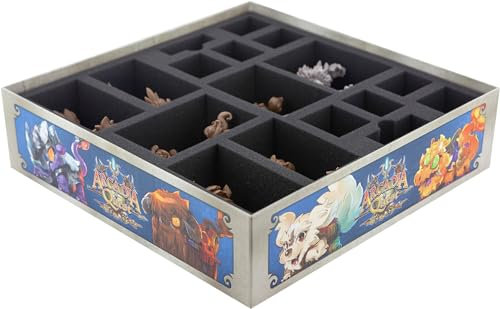 Feldherr Schaumstoff-Set kompatibel mit Arcadia Quest: Riders - Brettspielbox