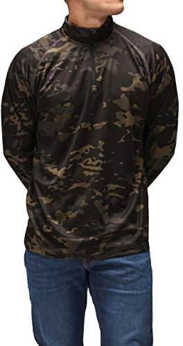 Viper TACTICAL - Einsatzshirt aus Funktions-Mesh - V-Cam Schwarz - L