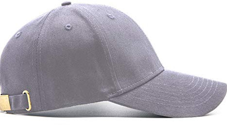 Ruyosn Kappe Herren Basecap Damen Verstellbar Cappy Waschbar Klassische Baseball Cap Unisex Sonnenschutz Baseballkappe Baumwolle Mütze Atmungsaktiv für Sport Wandern Ausflug Grau