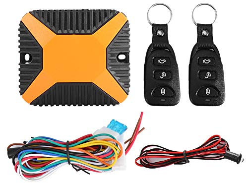Car Locking System, Yctze universelles Autoalarm-Sicherheitsschutz-Schließsystem Keyless Entry mit 2 Fernbedienungen für Autoschlosssystem Autoalarmsystem Auto-Sicherheitssystem Auto-Alarmsystem Unive