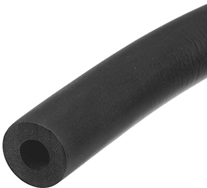 uxcell Schaumstoffschlauch für Griffstütze, Rohrisolierung, 8 mm Innendurchmesser, 18 mm Außendurchmesser, 1 m Länge, Schwarz
