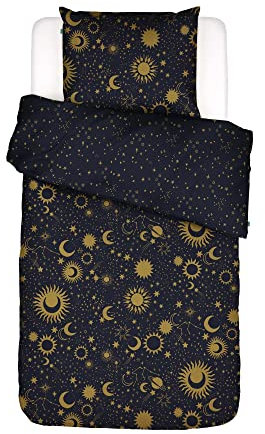 Covers & Co Bettwäsche, Baumwolle, Nightblue, 135x200 + 1x 80x80 cm