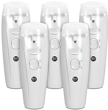 3-in-1 Rechargeable Emergency Flashlight, Plug in Power Failure LED Light for Home, Plug in Flashlights for Home Power Failure, Hurricane Supplies, Survival Kits, Emergencies Lights 5 Packs