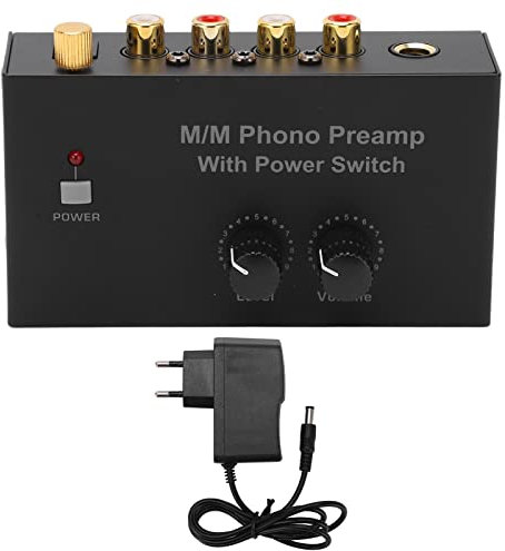 Preamplificatore Fono, Livello di Uscita Dell'ingresso Preamplificatore di Controllo del Volume del Giradischi con Interruttore per Apparecchiature Audio