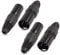 XMSJSIY 4 Pin XLR Male Plugs Connectors, Audio Mic Microphone Connector, Cable Ends Solder Type Replacement M-Plug Audio Socket - 4PCS