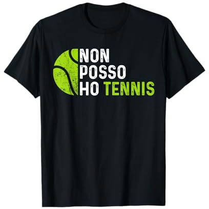 Divertente Giocatori Tennis Tennista Non Posso Uomo Regalo Maglietta