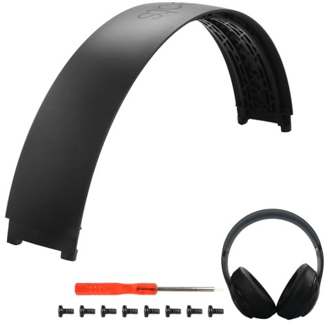 Studio 2 - Kit di riparazione per fascia per capelli Studio 3, compatibile con Studio 3.0 / Studio 3.0 Wireless (B0500 B0501) Fascia superiore (Studio 3, nero opaco)