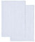 Decomira Tappeto Bagno Antiscivolo in Ciniglia | Tappetino bagno super assorbente, lavabile in lavatrice | Per il bagno, la doccia, la vasca da bagno o come tappetino WC | Bianco - 50x80 cm (2 Pz)