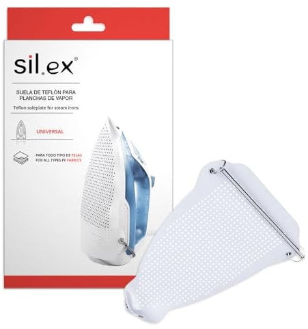 ANAKEL HOME Suela Protectora para Plancha de Ropa Universal Compatible con Todo Tipo de Telas | Suela Antiadherente Antiquemaduras 24x13x6cm