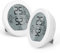 EEEKit Higrómetro Termómetro Digital LCD, 2PCS Sensor de Temperatura Interior con Registros Máximos y Mínimos para Medidor de Humedad y Temperatura