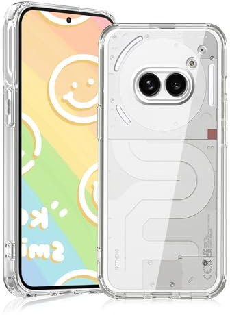 Agedate Hülle für Nothing Phone 2a Handyhülle, Ultra Dünn Transparent Schutzhülle Kompatibel mit Nothing Phone (2a), Weiches Silikon Anti Vergilbung Schutz, Stoßfeste für Nothing Phone 2a Case Cover