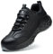 ISOOUS Sicherheitsschuhe Herren Damen rutschfeste Arbeitsschuhe Sportlich Stahlkappenschuhe Leicht Schutzschuhe Schwarz 39
