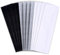 XOYTN 12Pcs Plain Stretchy Headbands, Soft Fashion Elastic Head Bands Breathable Sweat Women Headbands for Running Workout Makeup Sport Exercise(Black, White, Grey)