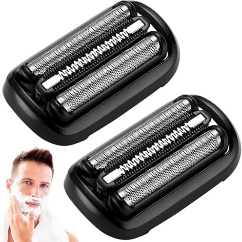 2 Stück 53B Scherköpfe Serie,53b scherkopf 53B Series 5 Rasierer Ersatzköpfe Series 5 Ersatzköpfe Rasierapparate Folie Serie 5 Rasierer Herren (3)