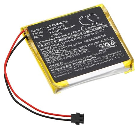 TCTK Akku 180mAh Kompatibel mit [Polar] GPS Sport Watch M400, GPS Sport Watch M430 Ersetzt AHB322826