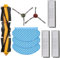 Pizgear Pièces de Rechange for filtres à Brosse à Rouleau, for aspirateur Yeedi, Vac 2 Pro, Utilisation sèche et Humide, Chiffons de vadrouille, Nettoyage des sols Tampon pour aspirateur Robot