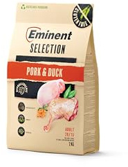 Eminent Selection Adult – Natürliches Hundefutter für ausgewachsene Hunde | Getreidefrei & glutenfrei | Rind & Lamm/Schwein & Ente | Für Sensible Verdauung & glänzendes Fell
