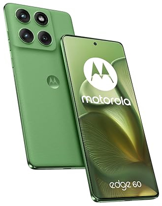 Motorola edge 60 con Moto AI (8/512GB, Fotocamera 50+50+10MP, selfie 50MP, Display 6.67 pOLED 120Hz, MediaTek Dimensity 7300, batteria 5100mAh, ricarica 68W, Android 15), Shamrock