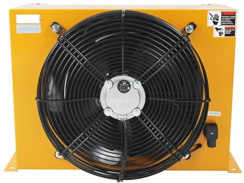 8,8 KW Hydrauliköl-Luftkühler AH1470T-CA 200L/min Hydraulischer Kühlerlüfter CNC-Werkzeugmaschine starke Winde(DC24V)