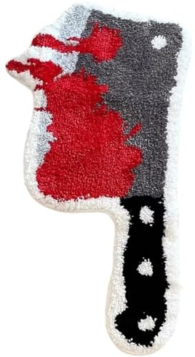 Ymxygz Tufting Teppich Blut Halloween Badezimmer Badematte Weicher Nachttisch Teppich Wohnzimmer Teppich Schlafzimmer Bodenunterlage Home Decor