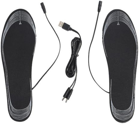 1 Paire de Semelles chauffantes Rechargeables par USB, Semelle Thermique chauffante électrique, Chauffe-Pieds d'hiver pour Bottes, Batterie Longue durée pour l'extérieur – Semelle intérieure chauff