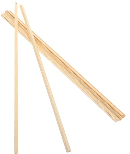BESPORTBLE 10 piezas de molduras de madera para ventana, tiras de madera triangulares decorativas, proyectos de manualidades, decoración del hogar y la oficina