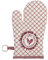 Clayre & Eef TAP44R The Animal Parade Kochhandschuh Ofenhandschuh Hahn Brosche Rot Weiss 16 x 30 cm