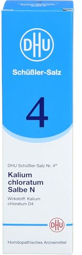 DHU Schüßler-Salz Nr. 4 Kalium chloratum D12, 50 g Salbe | Das Mineralsalz der Schleimhäute – das Original
