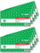 SIGEL SD008/10 Kurzmitteilungsblock 1/3 A4 quer, 2x40 Blatt, selbstdurchschreibend, 10er Pack, aus nachhaltigem Papier