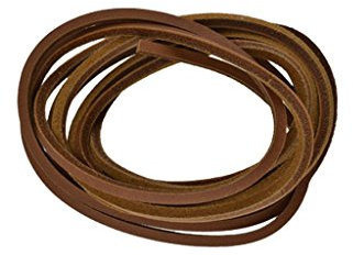 Lacci in cuoio marrone per scarpe, stivali, boots 120 cm