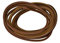 Lacci in cuoio marrone per scarpe, stivali, boots 120 cm