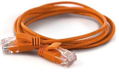 wantecWire Extra dünnes Patchkabel CAT.6 UTP, Länge 0.5 m, orange