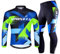 sponeed Fahrradbekleidung für Herren, langärmlig, Mountainbike, Rennrad, Jeresys Hose, gepolstert, Jakcet Outfit, multi, Mittel