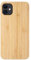 iATO iPhone 11 Wood Case. Unique & Classy Minimalistic Cover. Real Wooden Overlay on Black PC - Light Bamboo