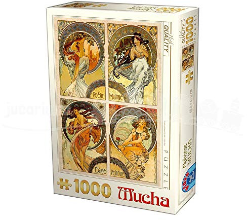 D-Toys Puzzle Alphonse Mucha - Arts 1000 Teile
