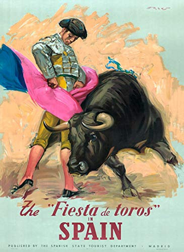 Cartel de viaje de España de Fiesta de Toros Cartel de Viajes de España Cartel de Viaje Fiesta Toros Cartel de Viaje Cartel de Viaje Cartel de Viaje 20 x