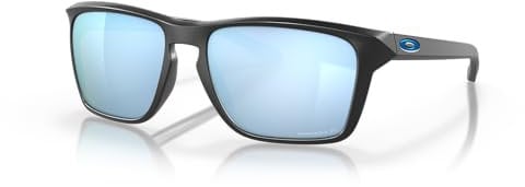Oakley Oo9448 Sylas, Lunettes de Soleil Mixte, Matte Black/Prizm Deep Water Polarized
