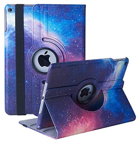 New Rotating Case for iPad 10.2 9th / 8th / 7th Generation - 360 Degree Rotating Stand Protective Cover with Auto Sleep Wake for iPad 10.2 inch 2021/2020 / 2019 (Galaxy)