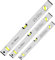 SAMTEKSpirit Level Set 3 Pcs High Accuracy Spirit Level Lightweight 400 600 and 1000MM DIY Build 3 Bubble Level 45° 90° 180° Alloy Magnetic Bricklayer Alloy Spirit Level Powerful MagnetsBlack