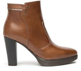 Botín Vestir de Piel, con tacón y Plataforma - 513811D para: Mujer