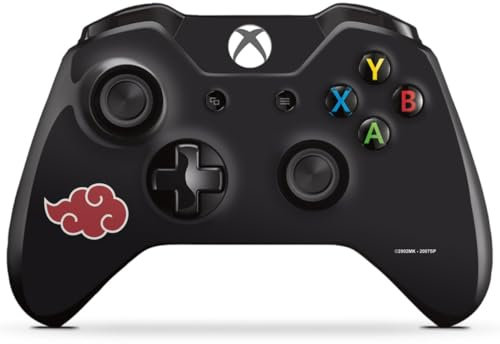 DeinDesign Skin kompatibel mit Microsoft Xbox One Controller Folie Sticker Akatsuki Naruto Shippuden Offizielles Lizenzprodukt