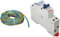 Electraline 25151 Cavo Unipolare N07V-K, Sezione 1x2.5 mm, 25 mt. La confezione può variare leggermente. & Gewiss GW90027 Interruttore Magnetotermico 16A, 1P+N, 4,5KA, Automatico, Multicolore